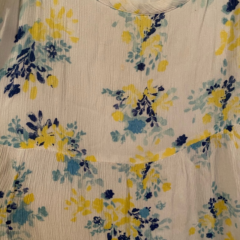 TORRID - FLORAL TIERED TRAPEZE DRESS -Size 1 - Picture 7 of 7